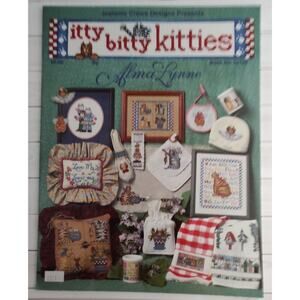 Jeanette Crews Designs Alma Lynne Itty Bitty Kitties Cats Cross Stitch Pattern